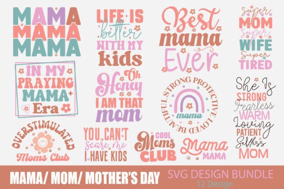 A Designer's Review of the Mama Mom SVG Bundle