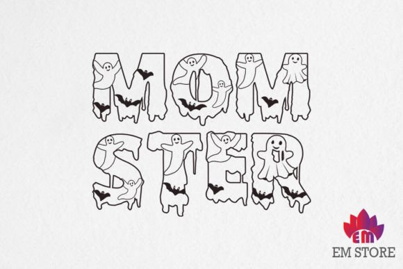 A Designer's Take on the Mom Ster Halloween SVG