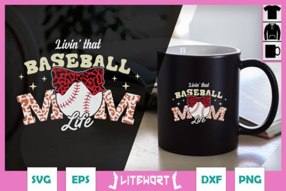Evaluating Baseball Mom Life Leopard for Embroidery Projects
