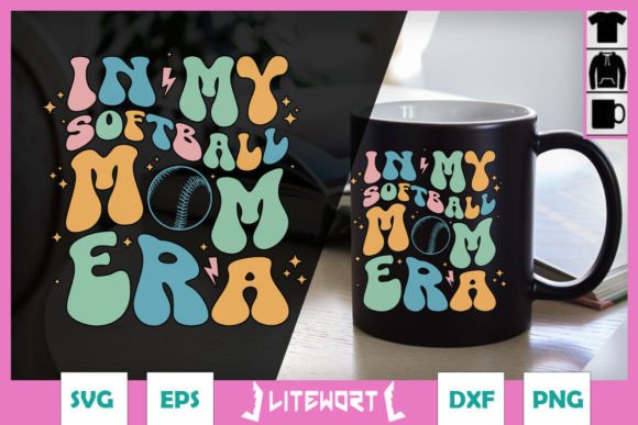 Evaluating the Softball Mom Era Groovy SVG for Embroidery