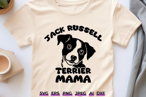Jack Russell Terrier Mama SVG Dog Mom In Practice