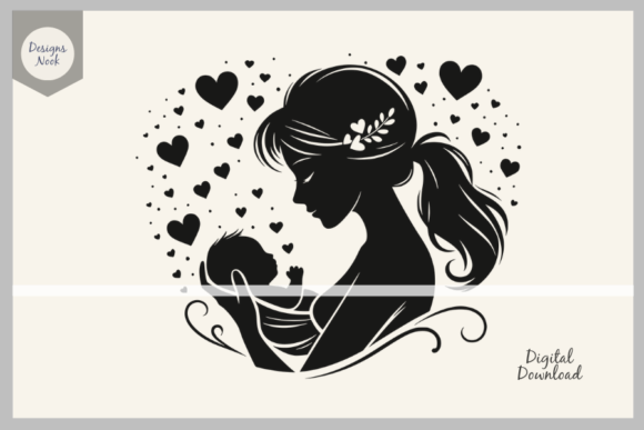 Mom and Baby SVG: Real Embroidery Design Review